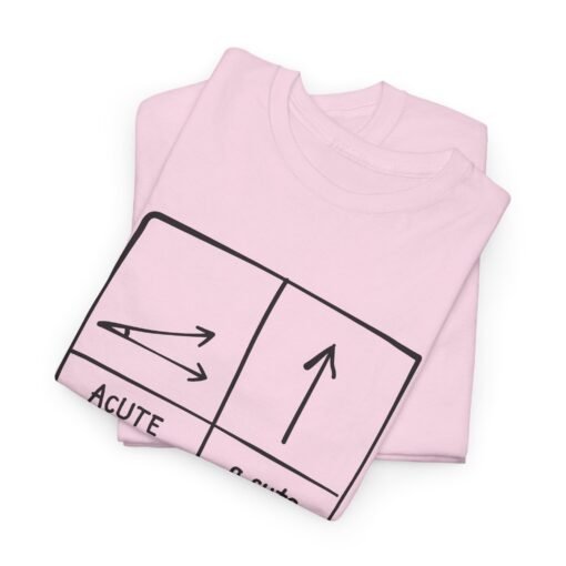 Acute Angle / A Cute Angel Unisex T-Shirt – Geeky Pun Perfection - Image 2