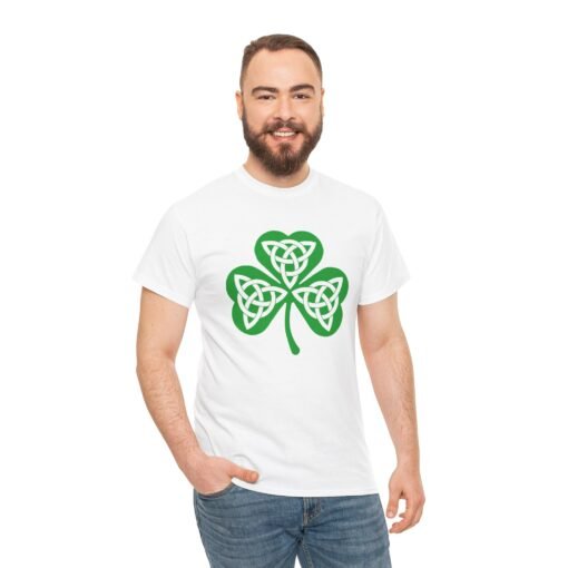 🍀 Celtic Knot Shamrock – Unisex T-Shirt - Image 4