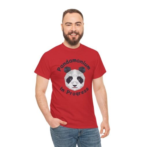 🐼💥 Pandamonium in Progress Unisex T-Shirt – Chaos Has Never Been Cuter - Image 4