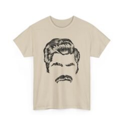 Ron Swanson Mustache Power – Unisex T-Shirt