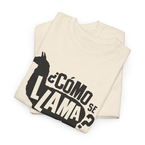 🦙❓ Como Se Llama? Unisex T-Shirt – Llamaste Confused - Image 2