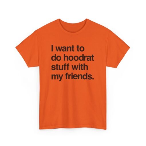 🧢🔥 "I Want To Do Hoodrat Stuff With My Friends" Unisex T-Shirt - Image 14