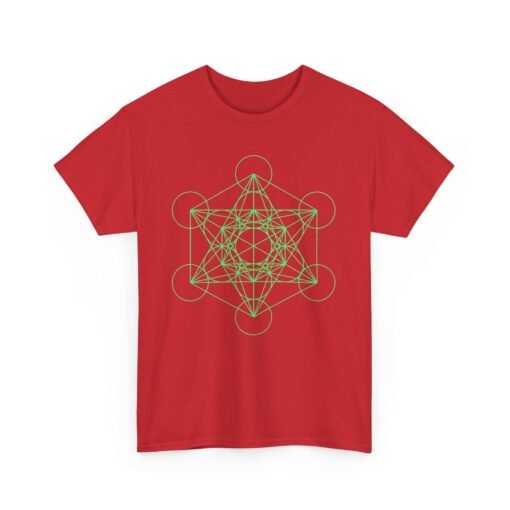 Metatron's Cube Diagram | Unisex | Heavy Cotton | T-Shirt | Math | Geometry - Image 21