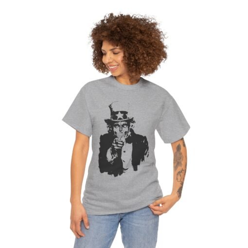 🧟‍♂️🇺🇸 Zombie Uncle Sam Unisex T-Shirt – He Wants Your Brains! - Image 6