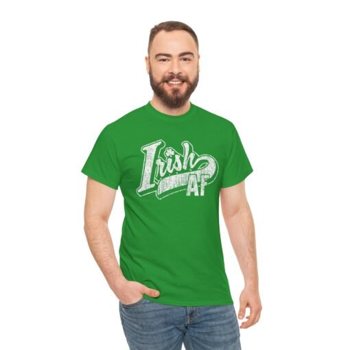 Shamrocks & Shenanigans – Irish AF Unisex Tee - Image 4