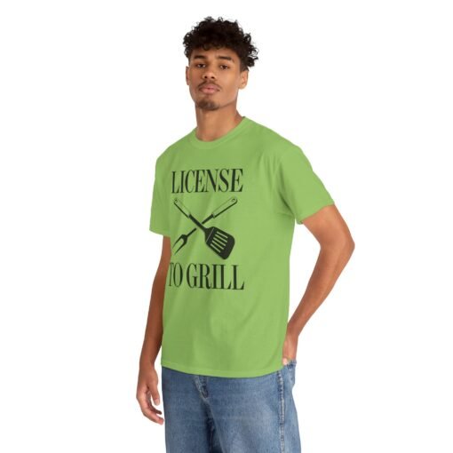License To Grill – Unisex T-Shirt - Image 4