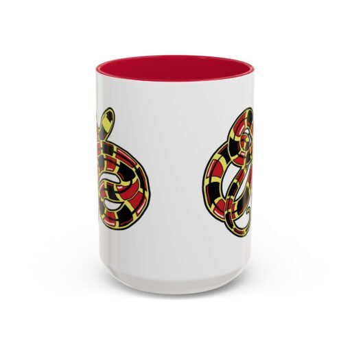 Curled Coral Snake Color Accent Mug – Bold & Wild - Image 21