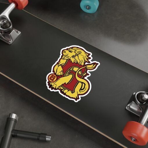 🦁 House of Lion Outdoor Sticker – Stick Your Courage Anywhere - Image 3