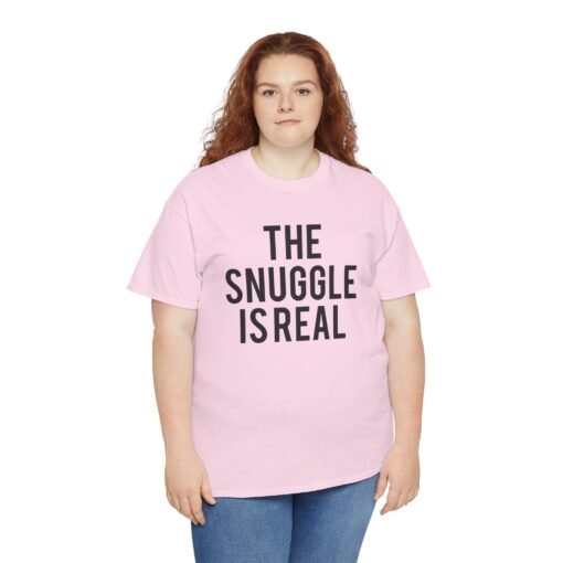 🧸💤 The Snuggle Is Real Unisex T-Shirt – Cozy Vibes Only - Image 5