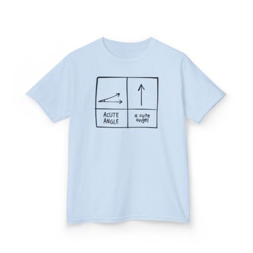 Acute Angle / A Cute Angel Kids T-Shirt – Smart & Silly Fun - Image 7