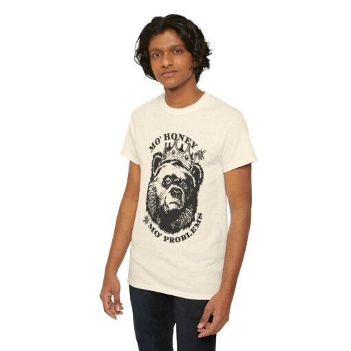 🐻👑 Mo' Honey Mo' Problems Unisex T-Shirt – Royal Bear Energy - Image 7