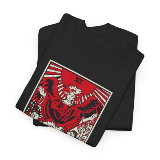 The Lovers Tarot Card – Unisex Mystical Tee - Image 2