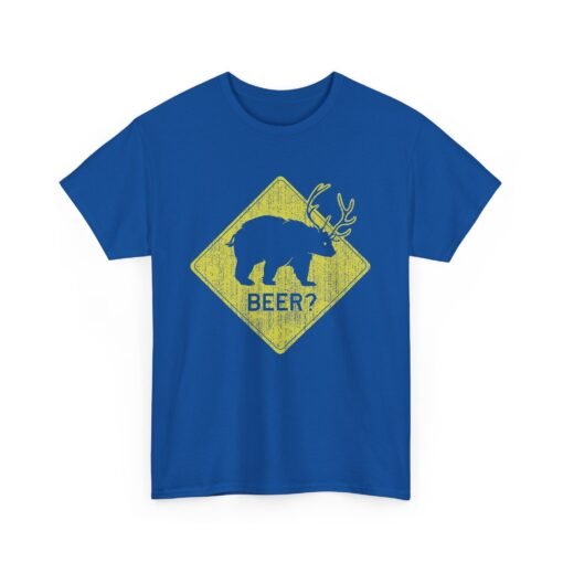 🐻🦌 “Beer?” Unisex T-Shirt – The Elusive Beear Awaits - Image 17