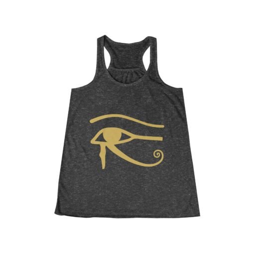 Eye of Horus Women’s Flowy Racerback Tank – Ancient Symbol, Effortless Style - Image 6