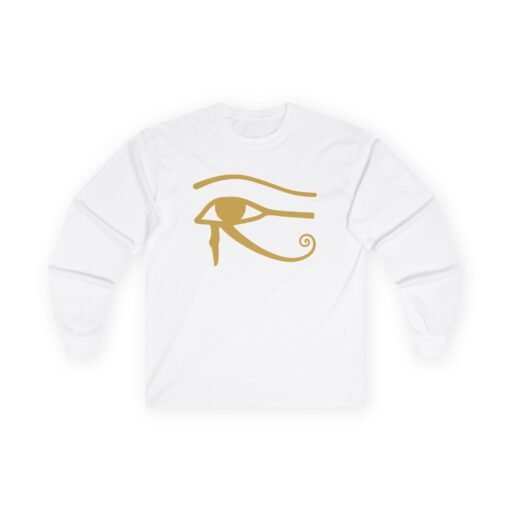 Eye of Horus Unisex Long Sleeve T-Shirt – Ancient Protection, Modern Style - Image 4