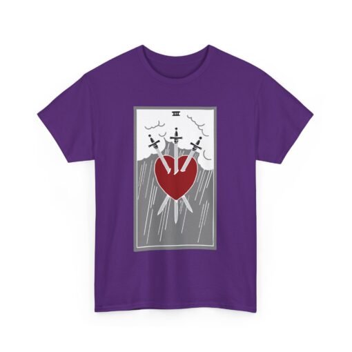 🖤🔮 Three of Swords Unisex T-Shirt – Heartbreak Meets Mysticism - Image 19