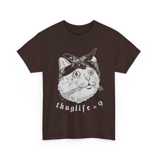 😼🎤 Thuglife x9 Unisex T-Shirt – Street Smarts, Cat Style - Image 11