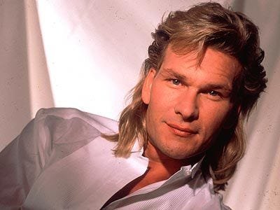 Patrick Swayze Mullet