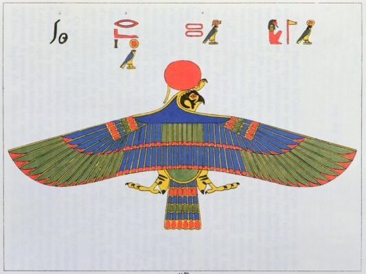 The_god_Horus_represented_in_the_form_of_a_sparrowhawk
