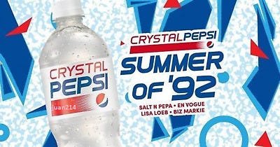 crystal pepsi 92