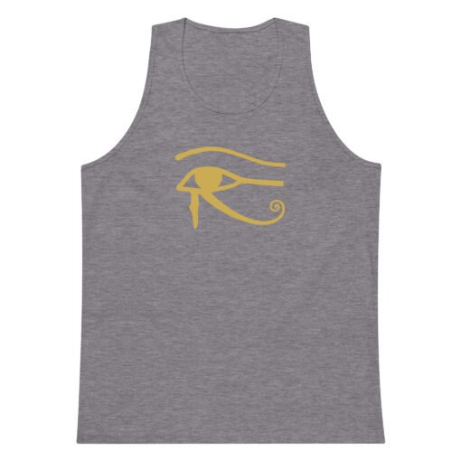 Eye of Horus Men’s Premium Tank Top – Ancient Symbol, Sleek Style - Image 13