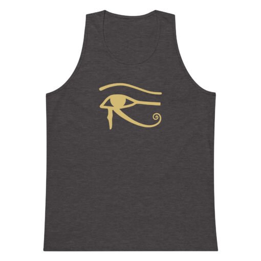Eye of Horus Men’s Premium Tank Top – Ancient Symbol, Sleek Style - Image 11