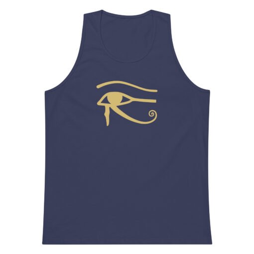 Eye of Horus Men’s Premium Tank Top – Ancient Symbol, Sleek Style - Image 12