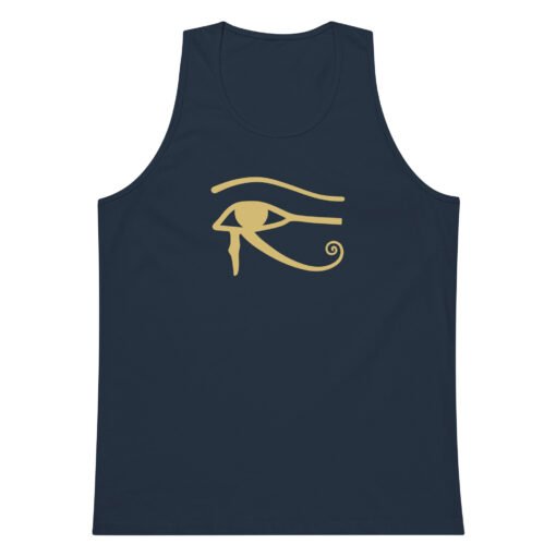Eye of Horus Men’s Premium Tank Top – Ancient Symbol, Sleek Style