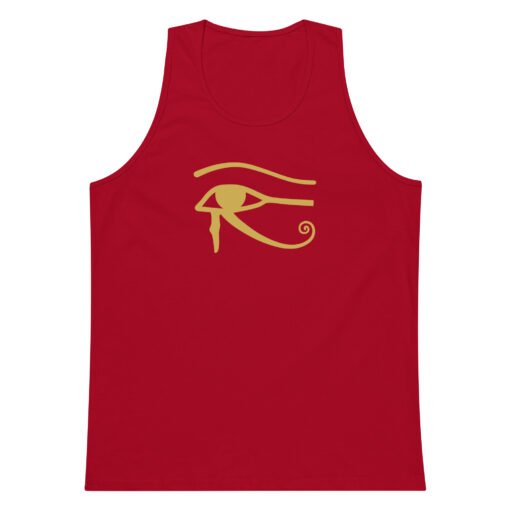 Eye of Horus Men’s Premium Tank Top – Ancient Symbol, Sleek Style - Image 10