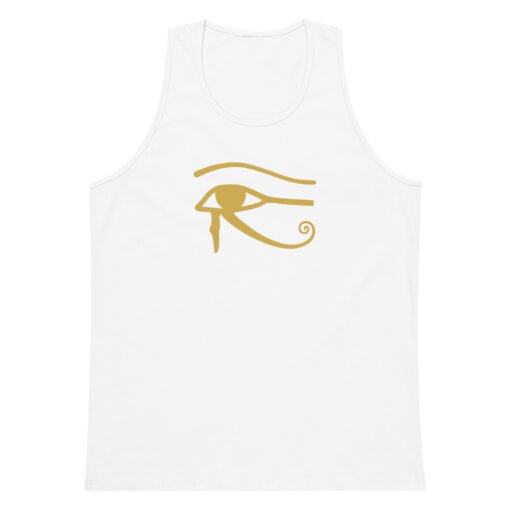 Eye of Horus Men’s Premium Tank Top – Ancient Symbol, Sleek Style - Image 14