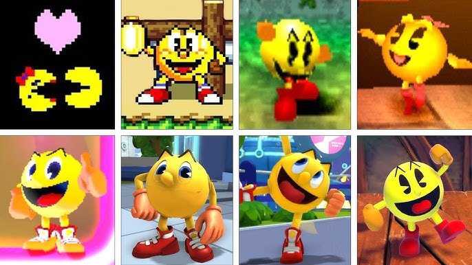 pac man evolution