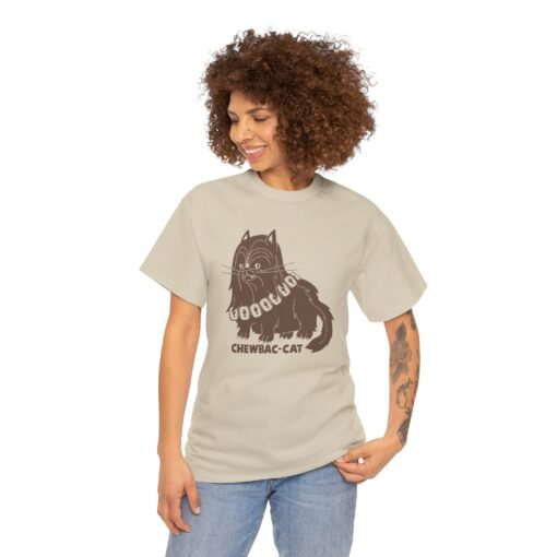 "Chewbac-Cat" Unisex T-Shirt – The Purr is Strong - Image 5