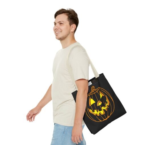Jack O’ Lantern Tote Bag – Spooky & Practical - Image 43