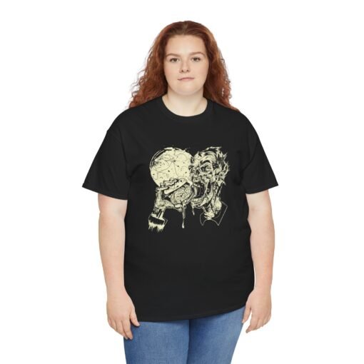 "Brain Burger" Unisex T-Shirt – Midnight Zombie Feast - Image 9