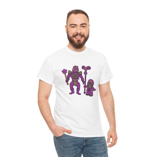 "Carebear x Skeletor Mashup" Unisex T-Shirt – Cute Meets Creepy - Image 2