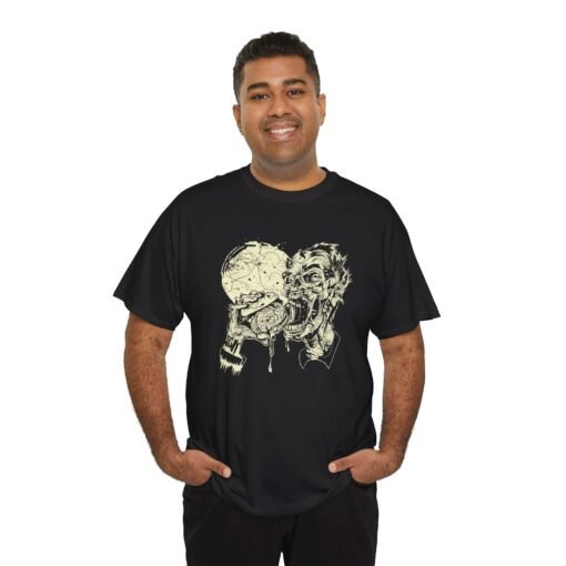 "Brain Burger" Unisex T-Shirt – Midnight Zombie Feast - Image 10