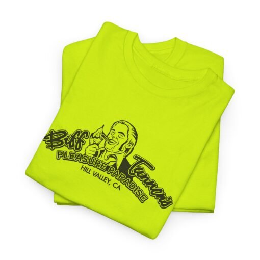 "Biff Tanner’s Pleasure Paradise – Hill Valley, CA" Unisex T-Shirt – Retro 80s Throwback - Image 2