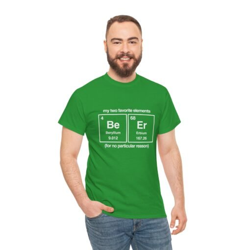 "BEER Elements" Unisex T-Shirt – Periodically Funny - Image 7