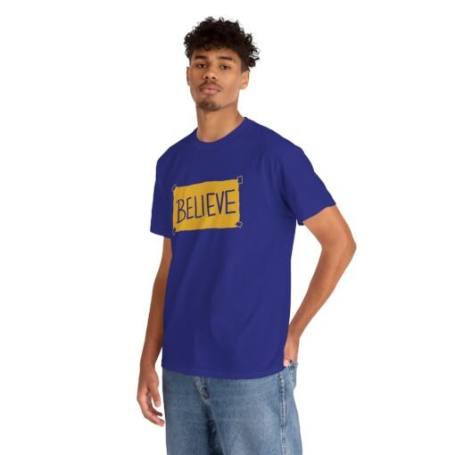 "Believe" Unisex T-Shirt – Inspired by Ted Lasso - Image 8