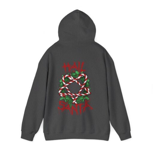 Hail Santa Unisex Hoodie – Sweet, Sinister, and Seriously Festive - Image 18