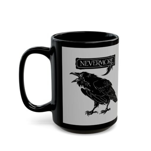 ☕ Nevermore Black Mug – Sip with a Touch of the Macabre - Image 10
