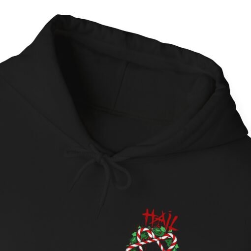 Hail Santa Unisex Hoodie – Sweet, Sinister, and Seriously Festive - Image 5
