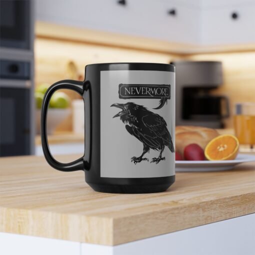 ☕ Nevermore Black Mug – Sip with a Touch of the Macabre - Image 14
