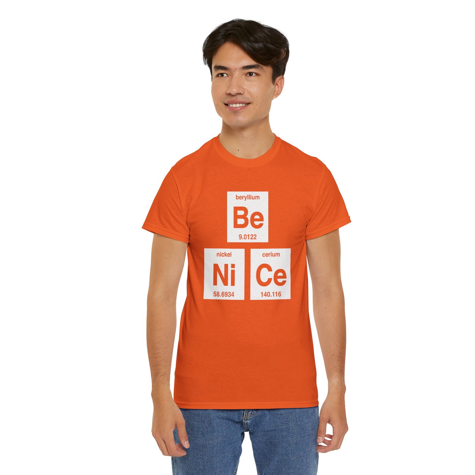 "Be Nice" Unisex T-Shirt – Periodically Clever - Image 13