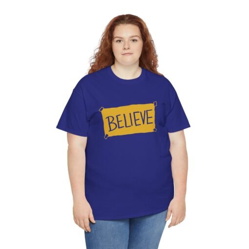 "Believe" Unisex T-Shirt – Inspired by Ted Lasso - Image 9
