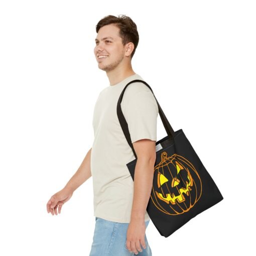 Jack O’ Lantern Tote Bag – Spooky & Practical - Image 7