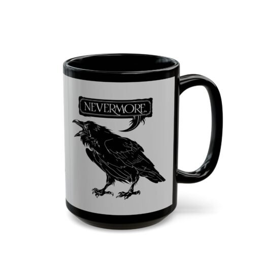 ☕ Nevermore Black Mug – Sip with a Touch of the Macabre - Image 12