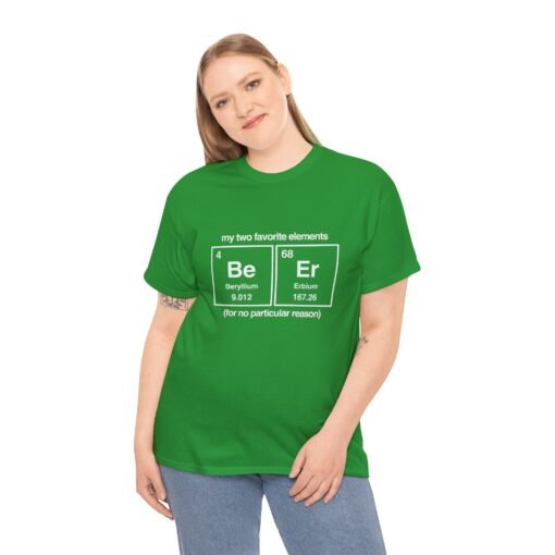 "BEER Elements" Unisex T-Shirt – Periodically Funny - Image 6