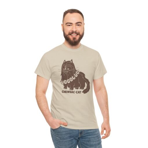 "Chewbac-Cat" Unisex T-Shirt – The Purr is Strong - Image 7