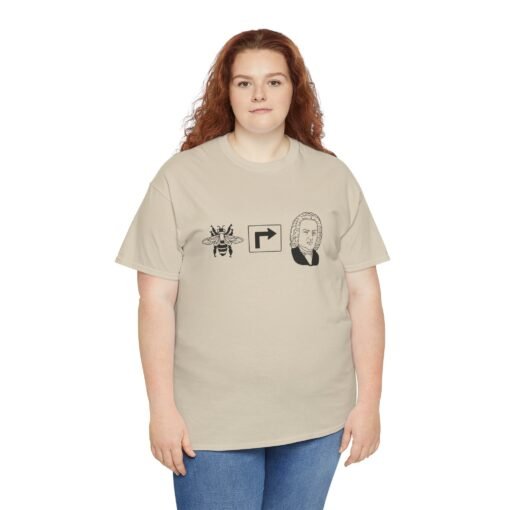 "Bee Right Bach" Unisex T-Shirt – Punny Musical Humor - Image 9
